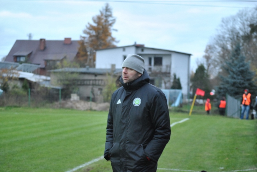 Trener GKS-u Wikielec Arkadiusz Klimek (fot. archiwum klubu).