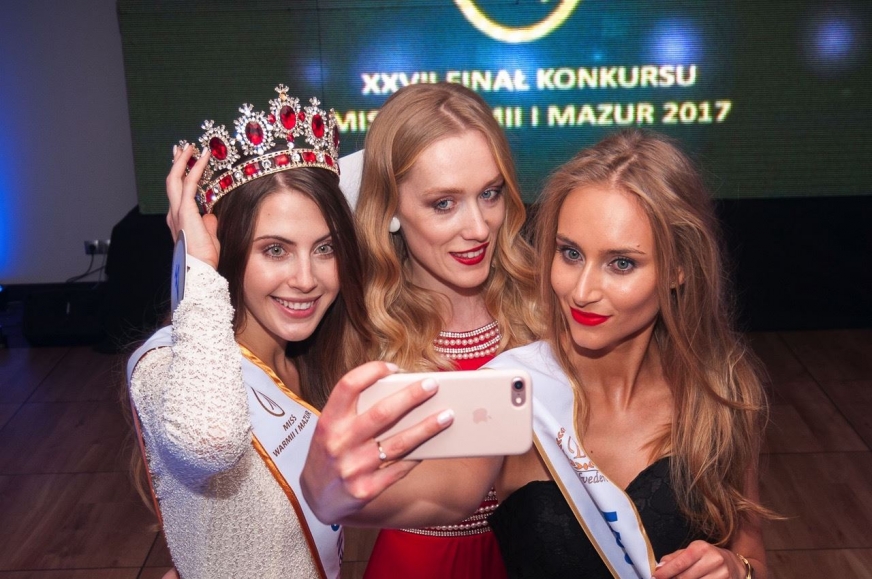 Aleksandra Grysz z Iławy w koronie Miss Warmii i Mazur 2017.