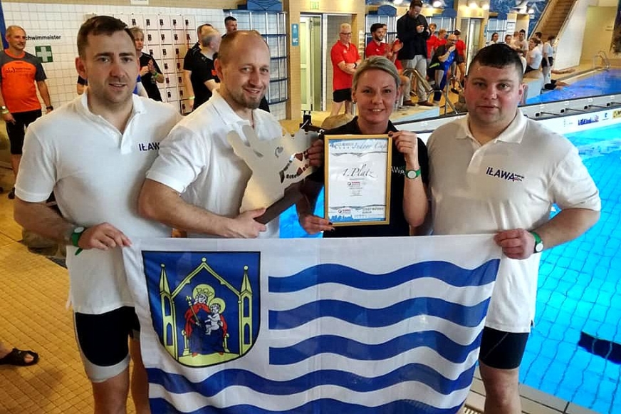 Złoty medal Iławskich Smoków Jezioraka na międzynarodowych zawodach w Borken.
