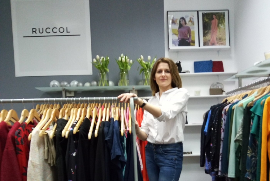 Na zdjęciu Dorota Bilicka, właścicielka butiku RUCCOL w Iławie.
