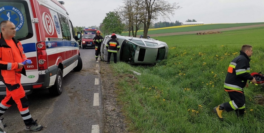 Groźny wypadek w Byszwałdzie na DK 15.