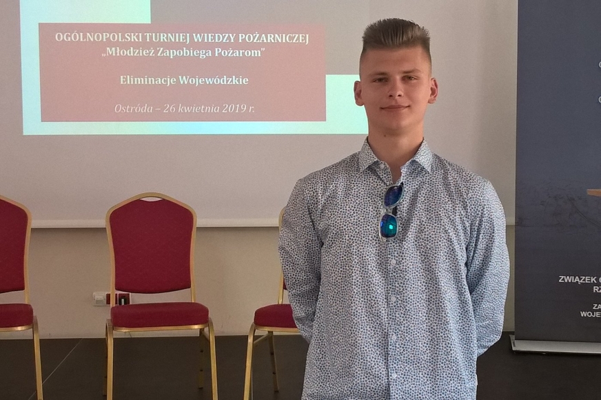 Remigiusz Próchniewski już po raz trzeci będzie reprezentował województwo warmińsko-mazurskie w finale centralnym turnieju 