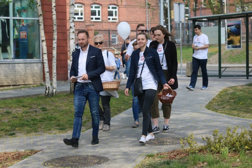 Tomasz Frankowski wraz ze swoim sztabem prowadził kampanię m.in. w Iławie. Sondażowe wyniki wyborów wskazują na sukces 