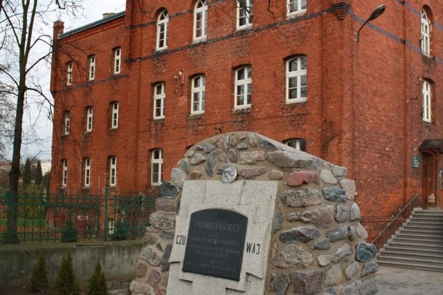 Budynek w Lubawie, gdzie mieścił się hitlerowski tajny obóz karny dla młodocianych.