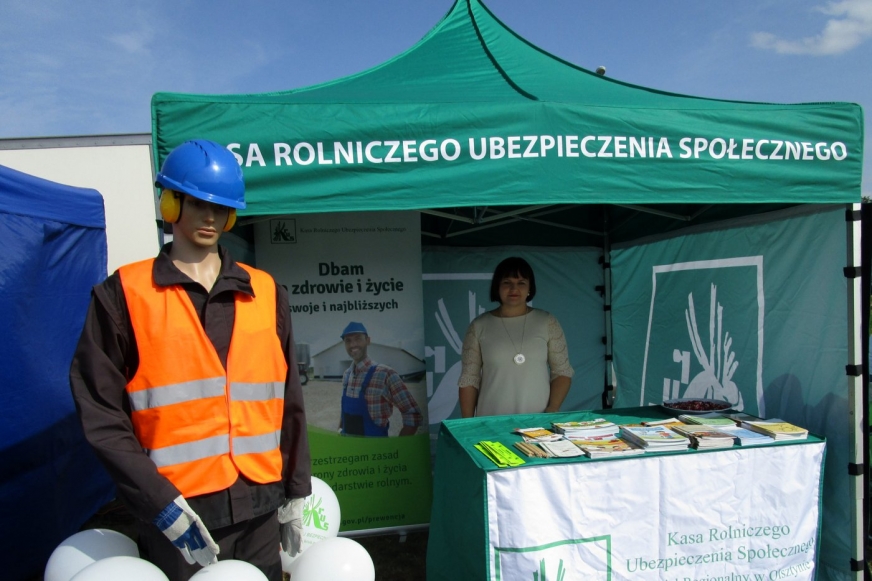 Na zdjęciu Kierownik Placówki Terenowej KRUS w Iławie Anna Węgłowska.