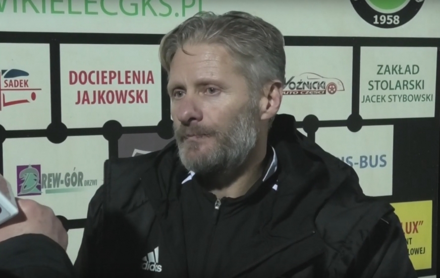 Piotr Zajączkowski, tymczasowy trener GKS-u Wikielec.