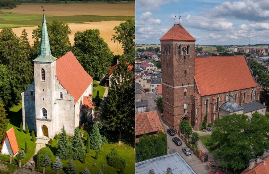 Zdjęcia od lewej: FOTO VIDEO Marszelewscy, parafia p.w. św. Anny w Lubawie.