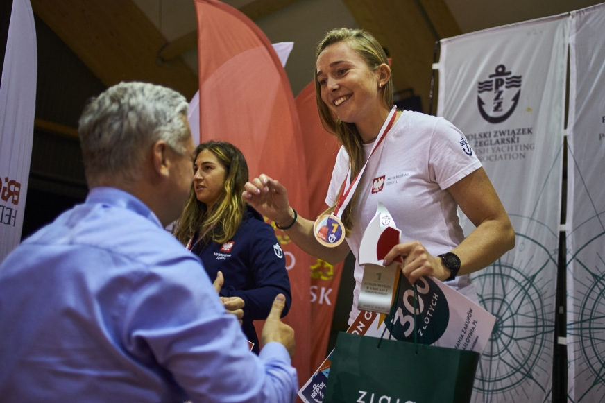 Agata Barwińska mistrzynią Polski w olimpijskiej klasie ILCA 6.