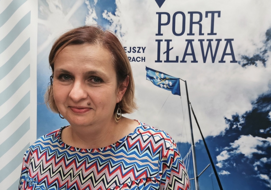 Aneta Rychlik, nowa szefowa Portu Śródlądowego w Iławie.