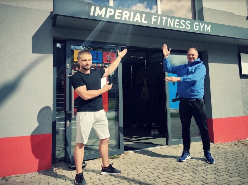 Imperial Fitness - nowa, świetnie wyposażona siłownia rusza już 24 września! Tego dnia odbędzie się dzień otwarty z masą atrakcji. Zapraszają właściciele Patryk Dągowski i Adam Nelkowski (na zdjęciu).