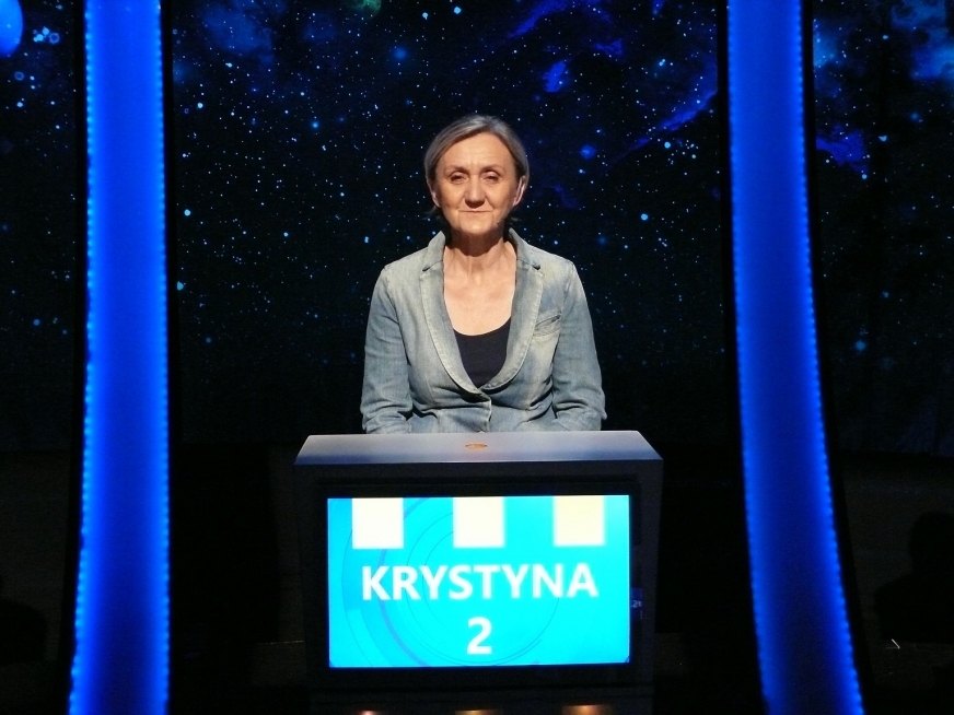 Krystyna Szafryna - Żęgota z powodzeniem wystąpiła w znanym i lubianym teleturnieju 