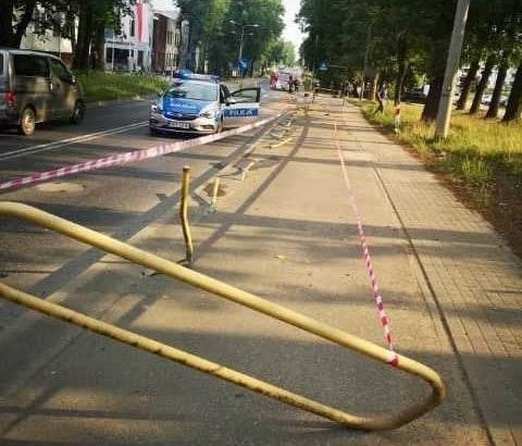 Groźne poranne zdarzenie na ulicy Dworcowej w Lubawie.