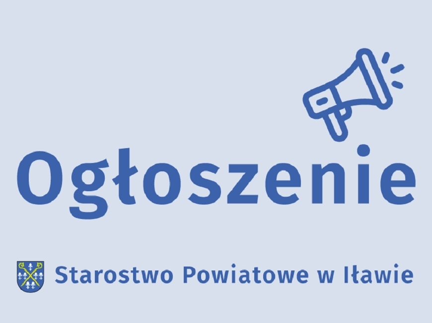 Ważna informacja dla NGO-sów z terenu powiatu iławskiego.