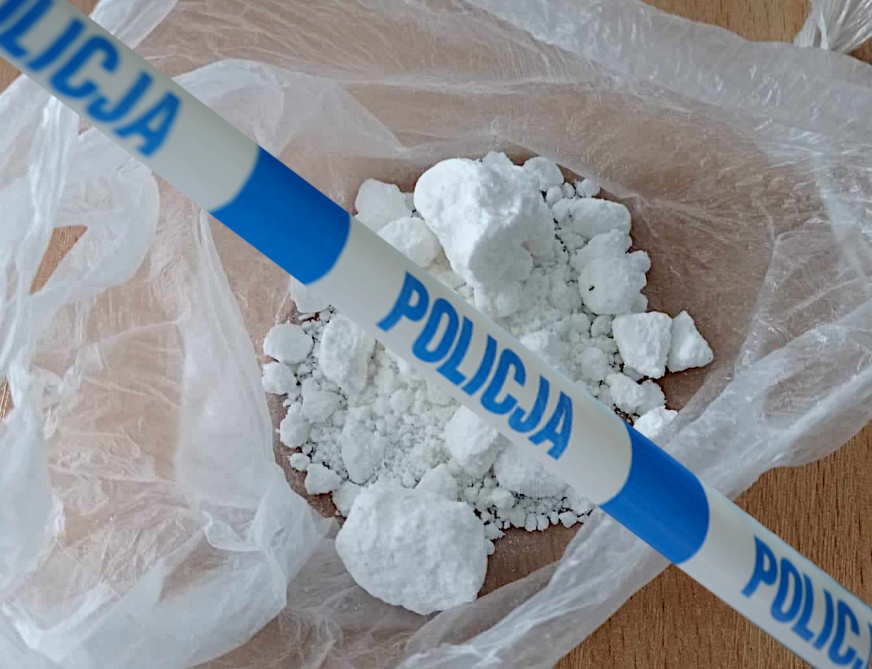 Amfetamina znaleziona w miejscu zamieszkania 27-latka z Iławy.