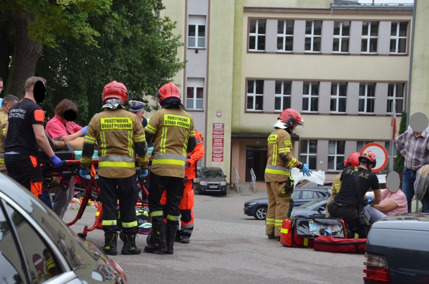 Groźny wypadek na ul. Mierosławskiego w Iławie, gdzie potrącone zostały dwie piesze!