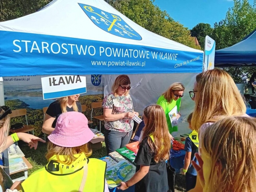 Iława i Powiat Iławski na pikniku LOVE ROWER w Olsztynie.