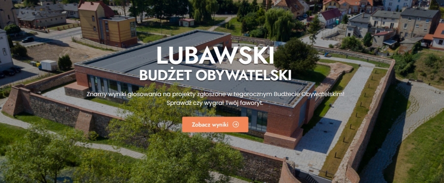 Znamy wyniki najnowszej edycji Lubawskiego Budżetu Obywatelskiego.