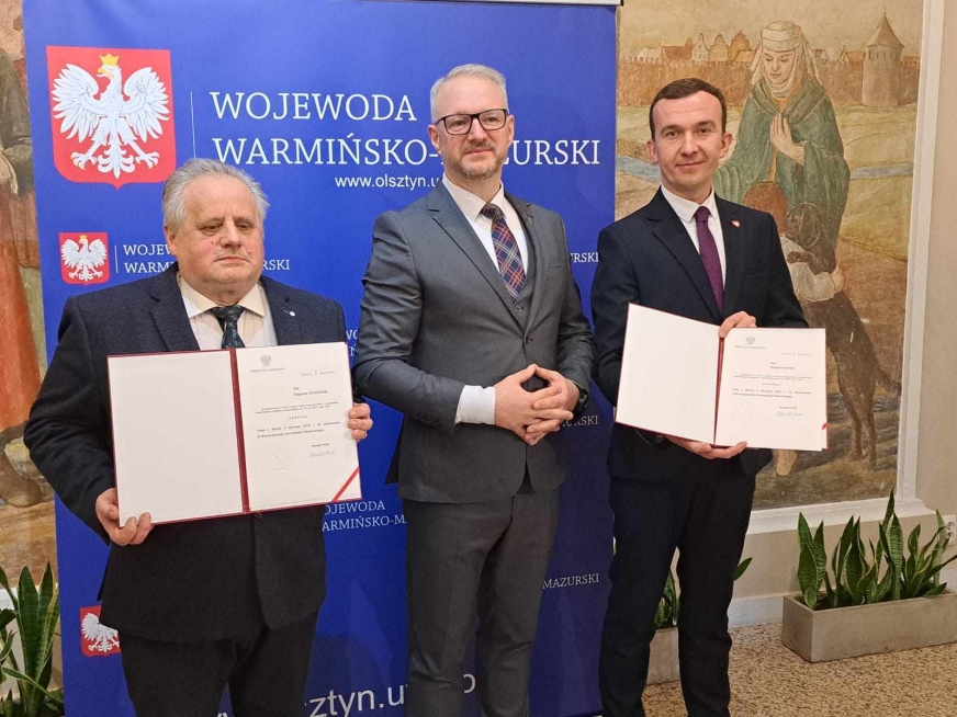 Od lewej: Zbigniew Szczypiński, Radosław Król, Mateusz Szauer.
