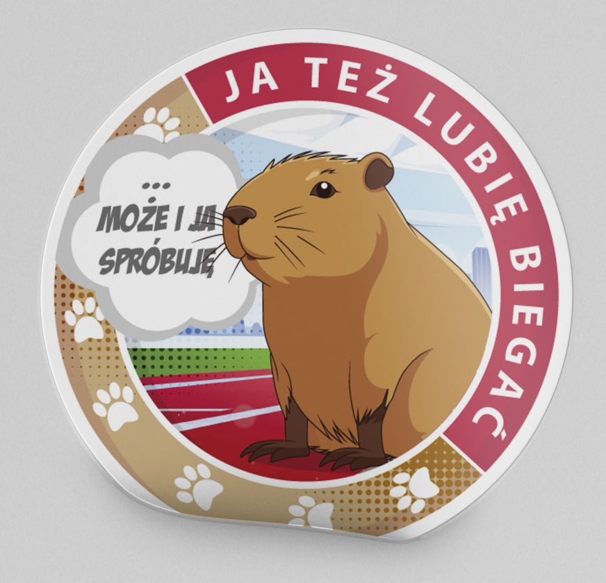 Wraz z sympatyczną kapibarą, która też zastanawia się nad udziałem w finałowym biegu 7. września, w szkołach i przedszkolach pojawią się plakaty proponujące udział w lekkoatletycznych eventach
