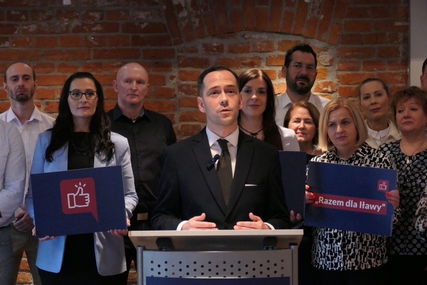 Skład wyborczej drużyny, pierwsze propozycje programowe - Michał Młotek rozpoczyna swoją kampanię w wyborach na burmistrza Iławy od tych konkretów.