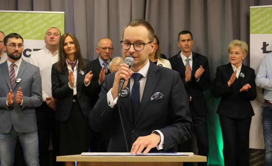 Burmistrz Iławy Dawid Kopaczewski zainaugurował kampanię wyborczą.
