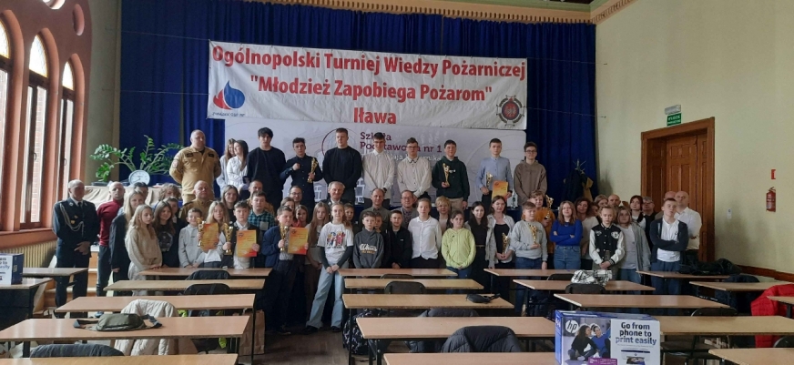 Iława. Ogólnopolski Turniej Wiedzy Pożarniczej „Młodzież Zapobiega Pożarom” na szczeblu miejsko-gminnym - za nami.