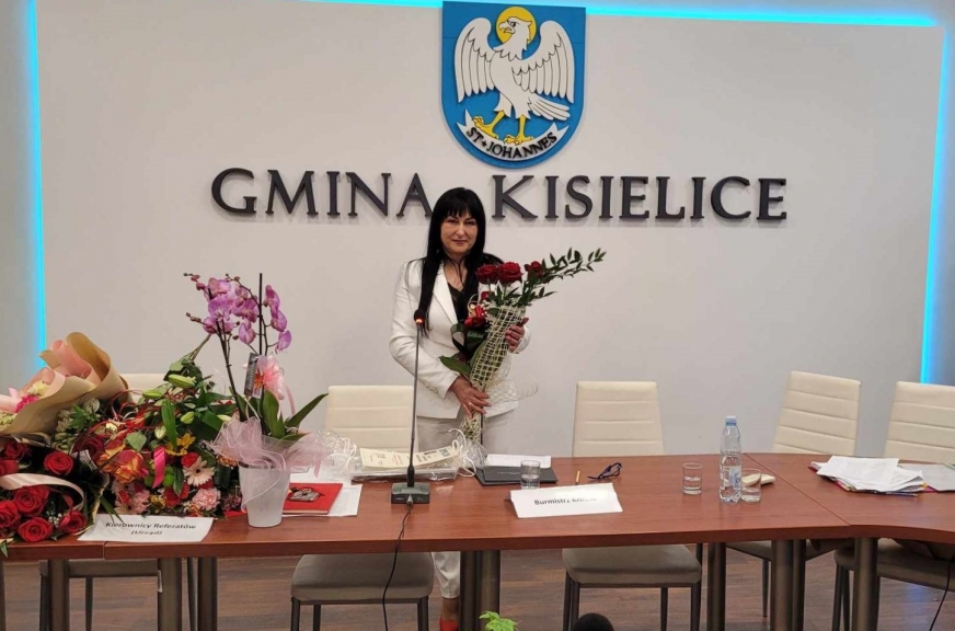 Beata Lejmanowicz nowym Burmistrzem Kisielic. Dziś, 7 maja, złożyła ślubowanie i zabrała głos - po raz pierwszy w nowej roli.
