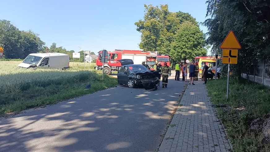 Do groźnego zderzenia dwóch aut doszło w gminie Iława!