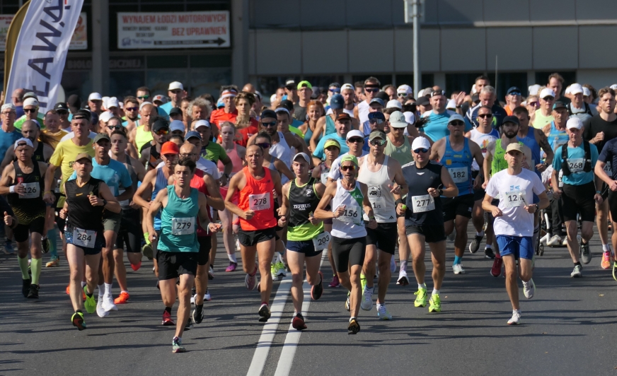 Tak startował 14. Iławski Półmaraton - ZOBACZ ZDJĘCIA.