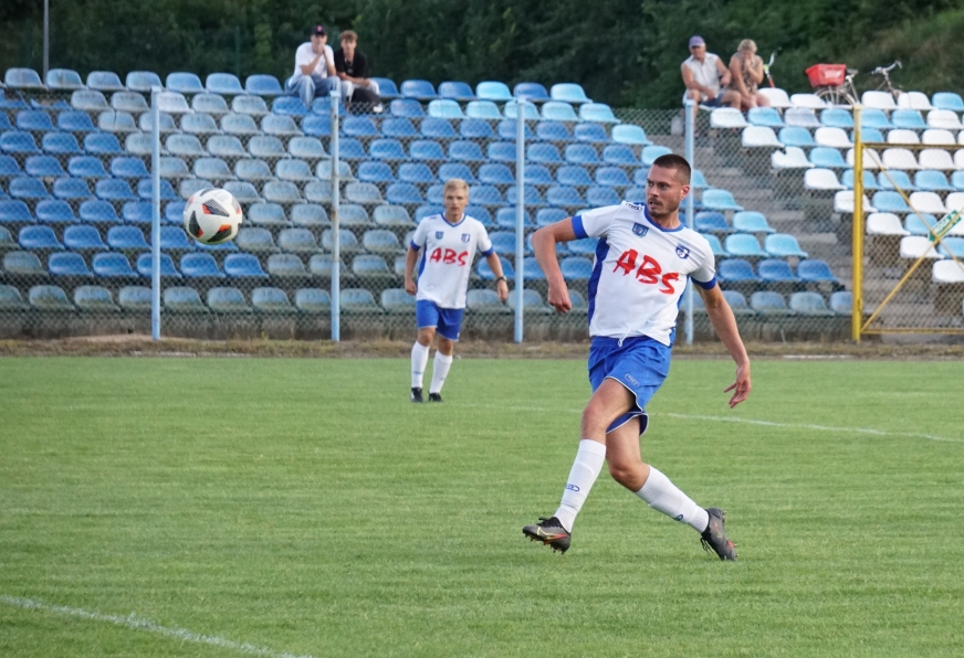 Hubert Szramka, tu jeszcze w koszulce Jezioraka Iława