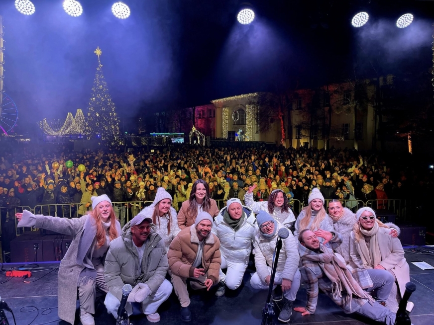 Na tym zdjęciu chór Sound’n’Grace na poznańskim sylwestrze.