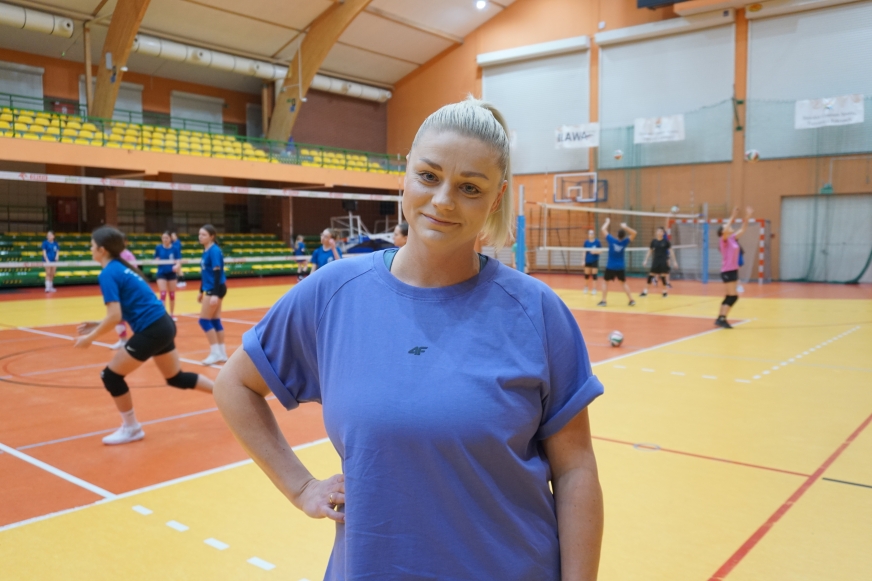 Karolina Mróz-Tułodziecka po 16 latach wznowiła treningi w siatkarskim Zrywie-Volley Iława