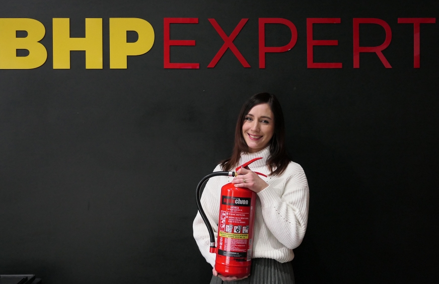 Natalia Miszewska zaprasza do sklepu BHP Expert. Iława, ul. Dąbrowskiego 40B.