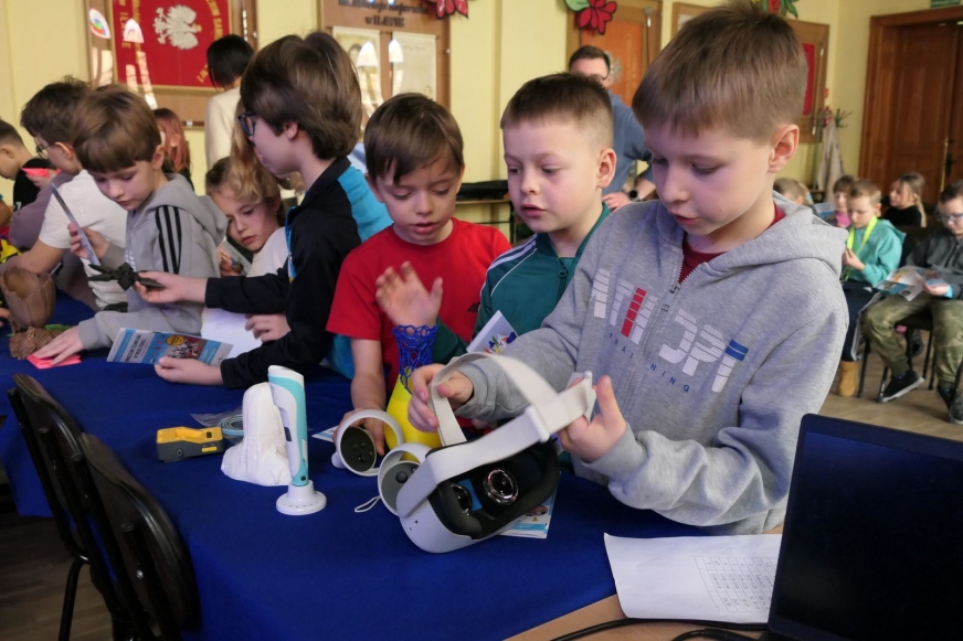 Edu3Dkacja Iława zachwyciła pokazami druku 3D i VR w iławskiej 