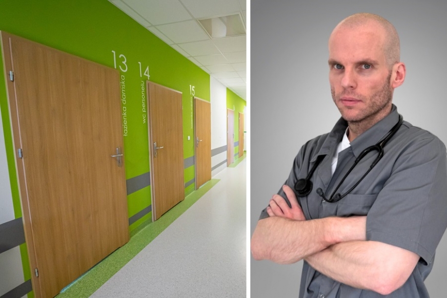 Doktor Bartosz Senger to nowy ordynator Oddziału Psychiatrycznego w Powiatowym Szpitalu w Iławie.