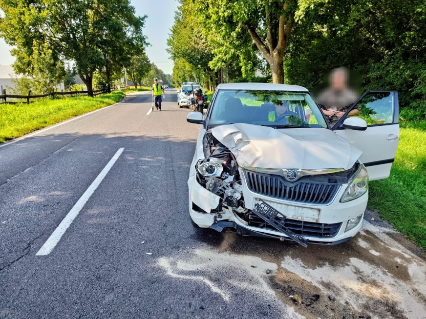 Wypadek w Bratianie najgroźniejszym zdarzeniem długiego sierpniowego weekendu w powiecie nowomiejskim.