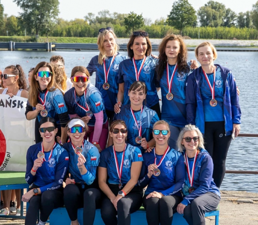 Iławianki na medal! Drakens Iława Women zajął 3. miejsce w Otwartych Mistrzostwach Polski smoczych łodzi w kat. Sport na 200 metrów 