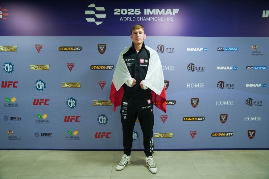 Łukasz Makowski, wicemistrz świata seniorów (-93 kg) w MMA