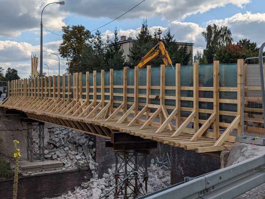 Inwestycja na ul. Lubawskiej w Iławie. Na zdjęciach stan robót na 3 października.