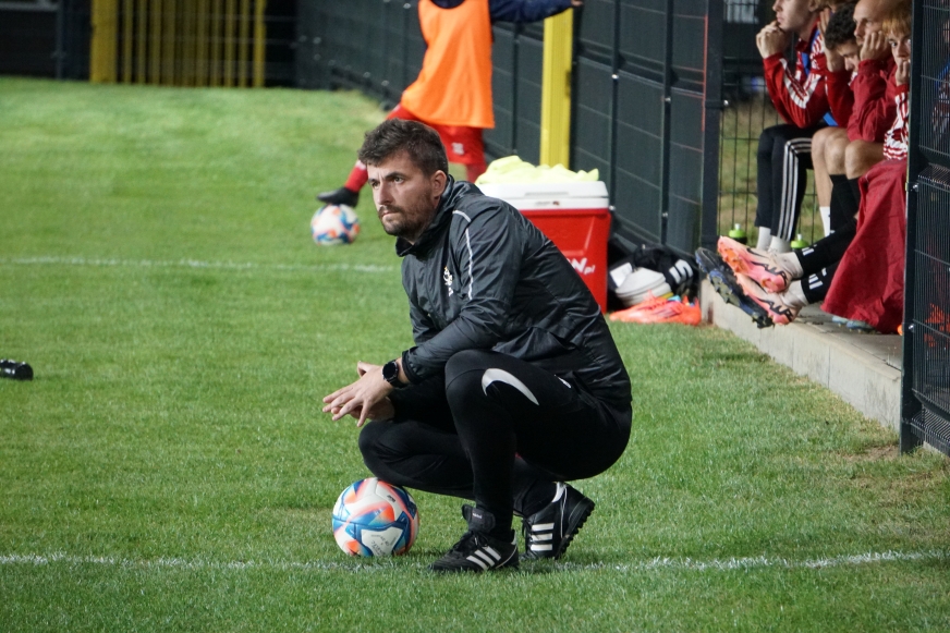 Damian Jarzembowski, tu jeszcze jako trener GKS-u Wikielec