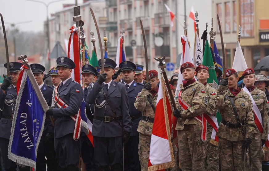 Uroczyste miejskie obchody Narodowego Święta Niepodległości w Iławie. ZOBACZ ZDJĘCIA.