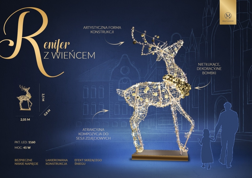 Miasto rozświetlą nowe świąteczne iluminacje. Iława szykuje się na Boże Narodzenie.