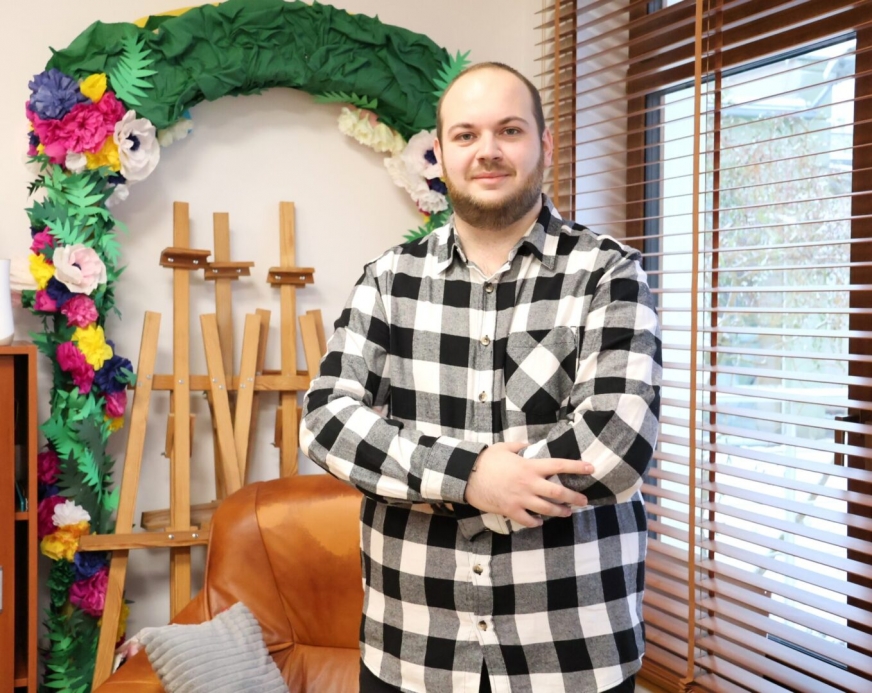 – Praca w Naszym Domu daje mi poczucie sensu i misji – mówi Mariusz Lewandowski.