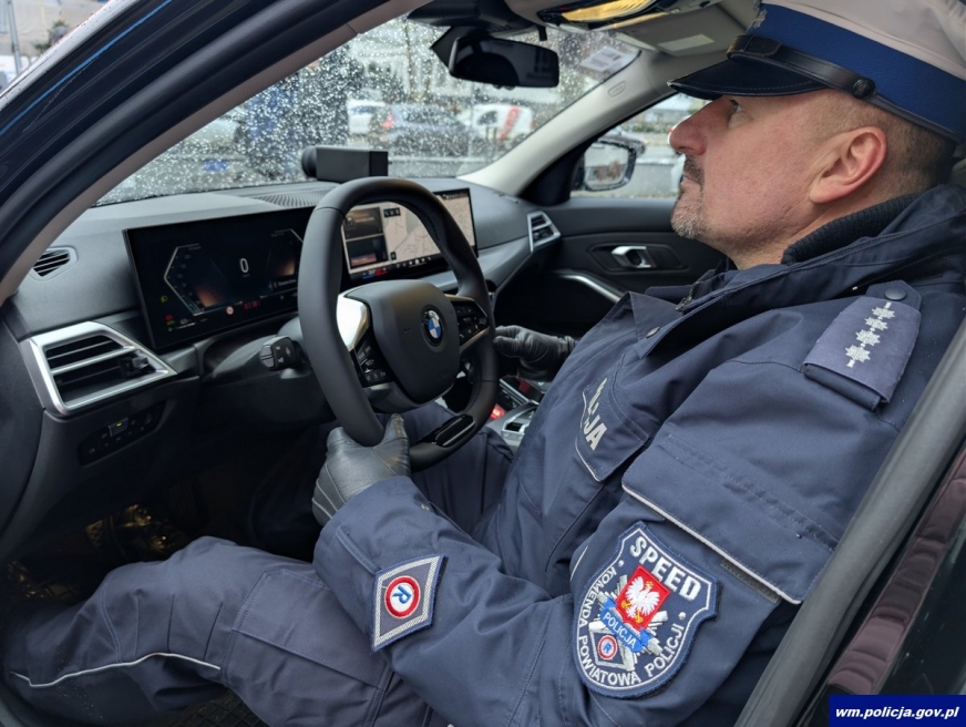 Jeden z tych nieoznakowanych radiowozów będzie wykorzystywany na terenie sąsiedniego powiatu ostródzkiego. Drogowi piraci raczej nie mają szans!