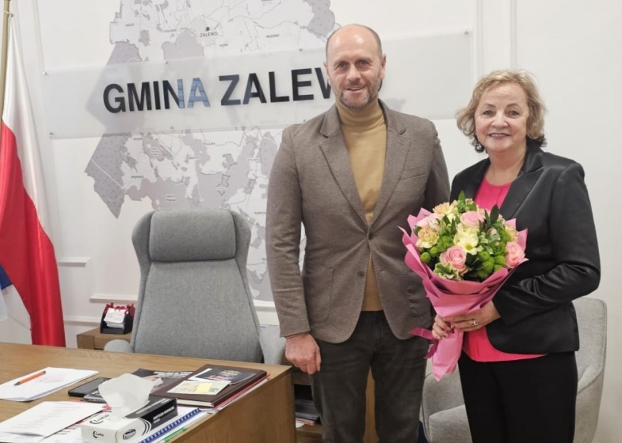 Pożegnanie wieloletniej dyrektor Miejsko-Gminnego Centrum Kultury w Zalewie.