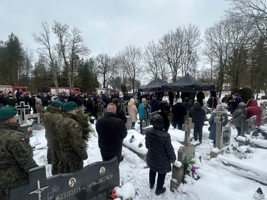 Ostatnia droga śp. druha Edwarda Smagały.