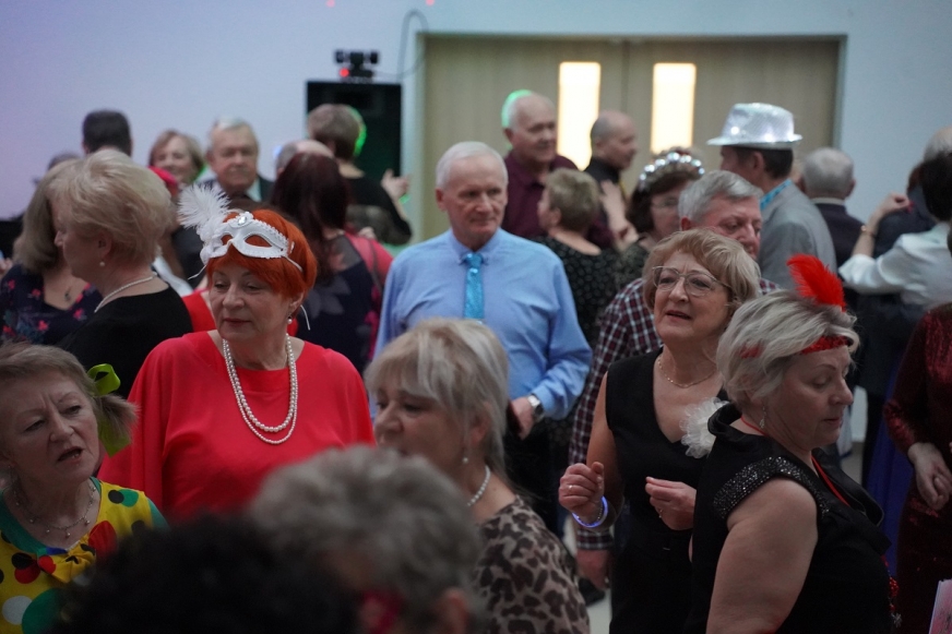 Na karnawałowym balu Stowarzyszenia Iławscy Seniorzy.