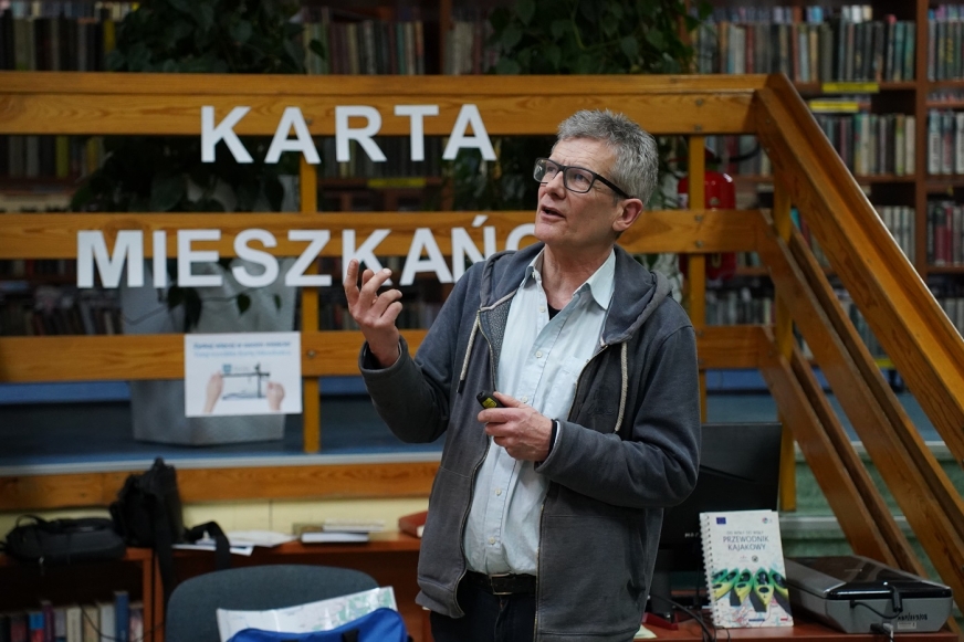 Adam Kopiczyński i opowieść o tajemnicach i ciekawostkach związanych z rzeką Drwęcą.