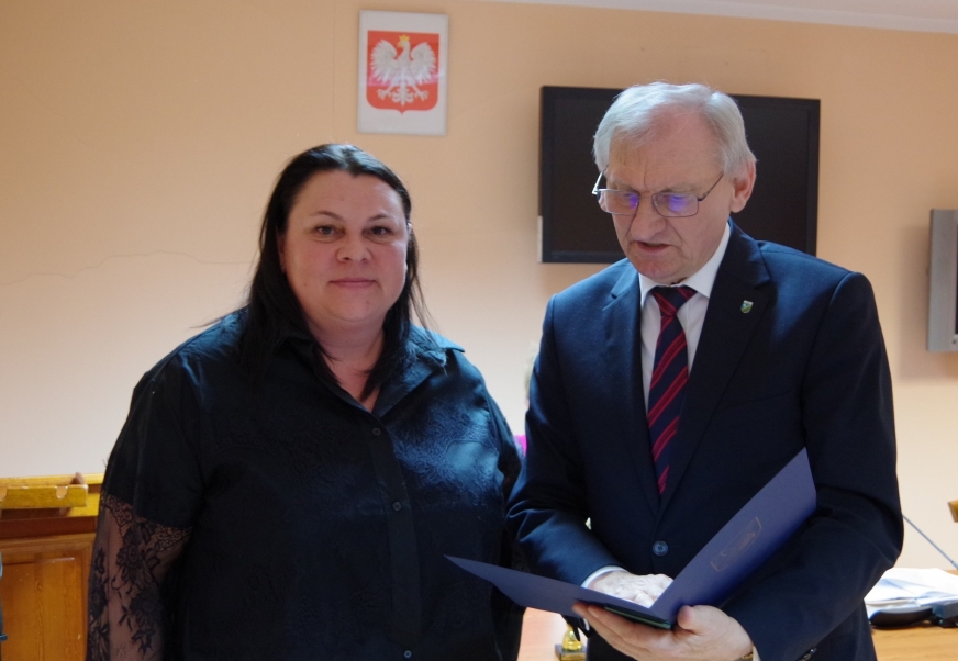 Marzena Mroczyńska - nowa pani sołtys sołectwa Dziarny w Gminie Iława.