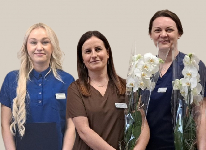 Od lewej: Izabela Pietruszewska, Anna Maćkiewicz i Anna Różańska.